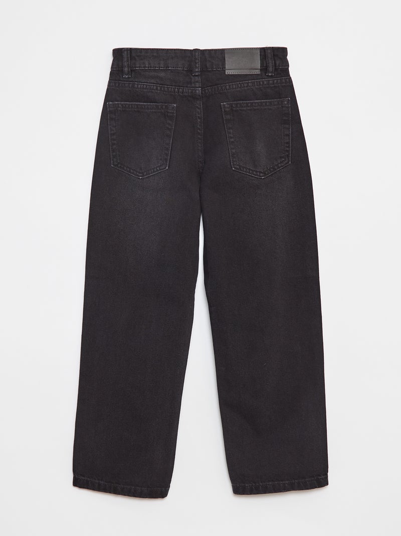 Jeans met wijde pijpen Grijs - Kiabi