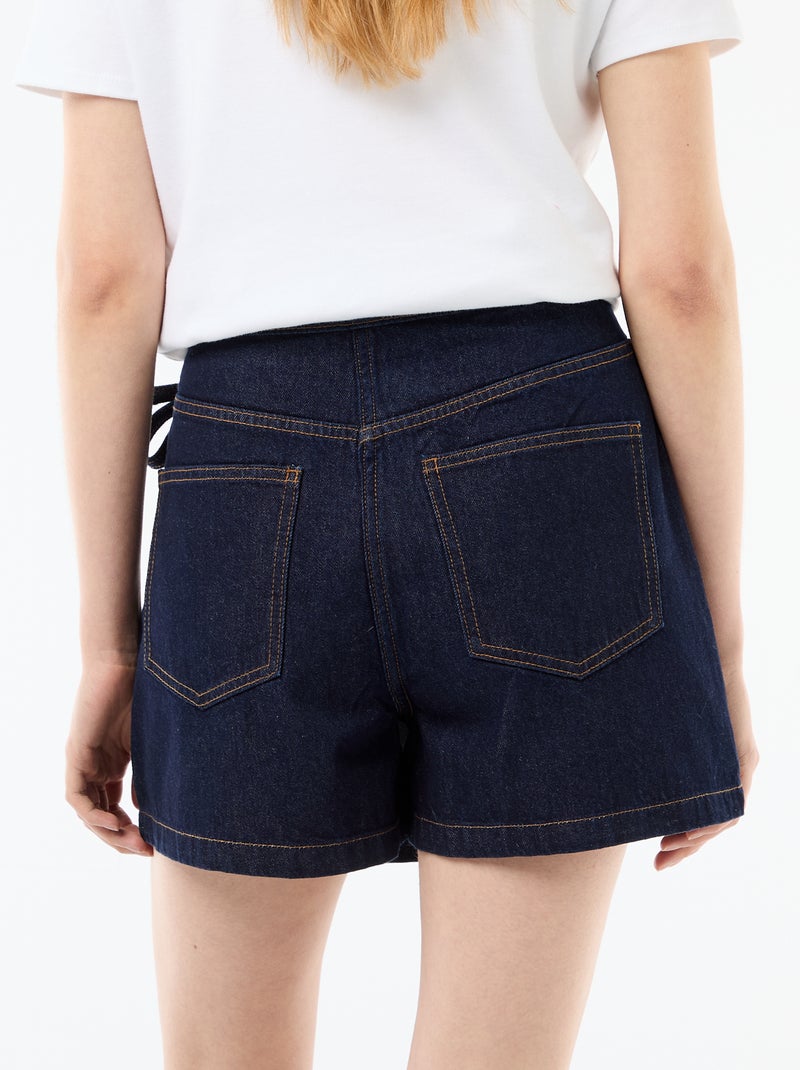 Jeans rokshort Blauw - Kiabi