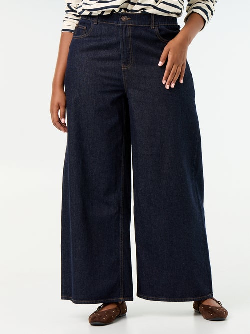 Jeans super wide leg met 5 zakken - Kiabi
