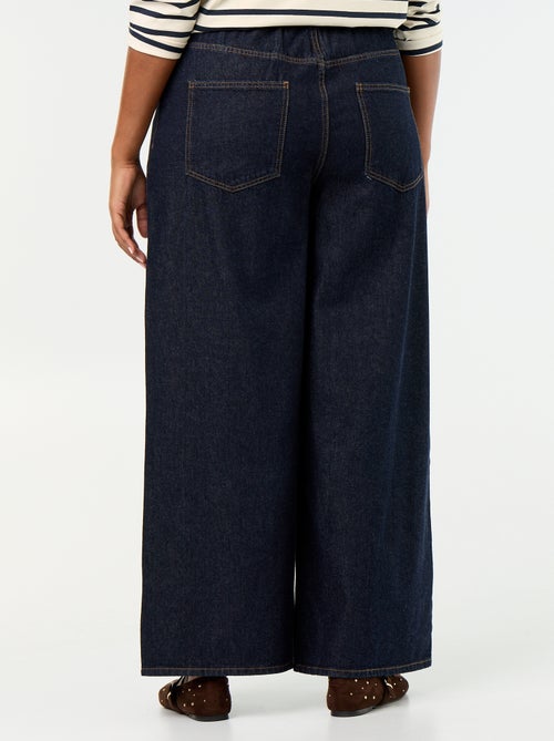 Jeans super wide leg met 5 zakken - Kiabi