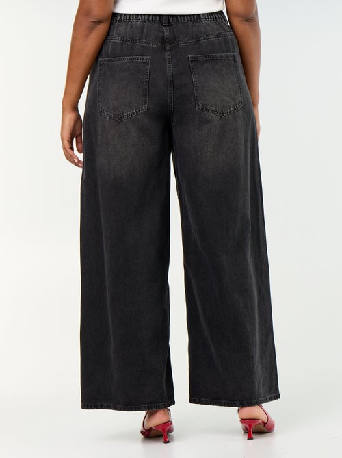 Jeans super wide leg met 5 zakken - Kiabi