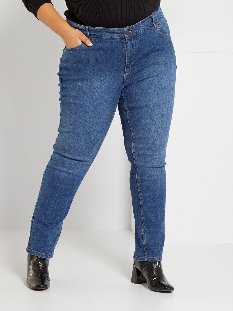 Jeans van stretchdenim BLAUW - Kiabi