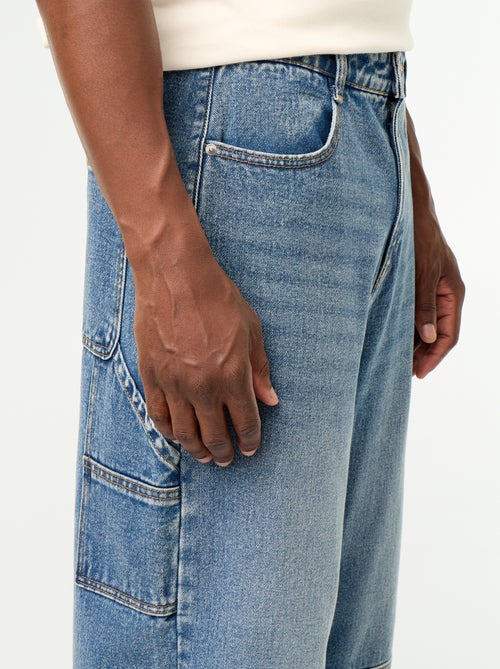 Jeans wide fit / loose fit met 5 zakken - Kiabi