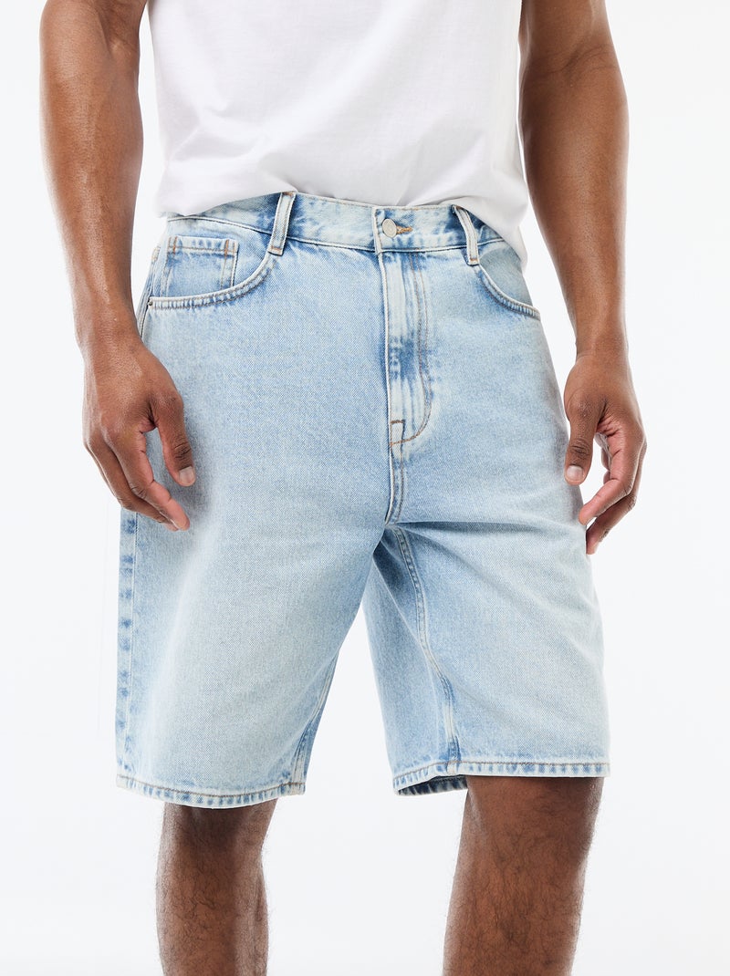Jeansbermuda Blauw - Kiabi