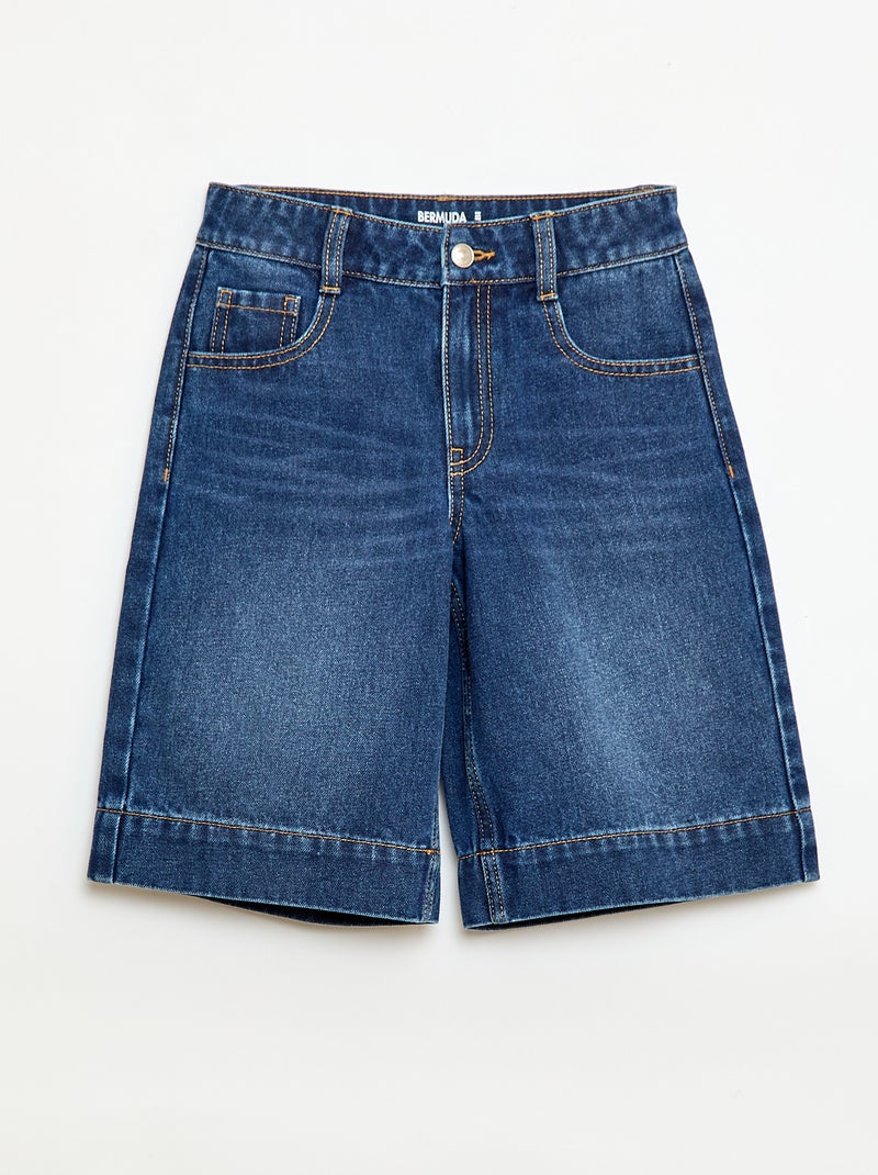 Jeansbermuda Blauw - Kiabi