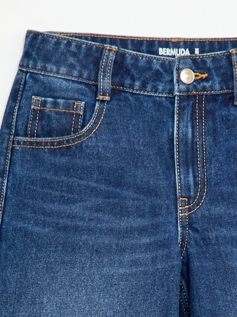 Jeansbermuda Blauw - Kiabi