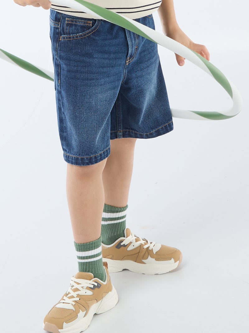 Jeansbermuda Blauw - Kiabi