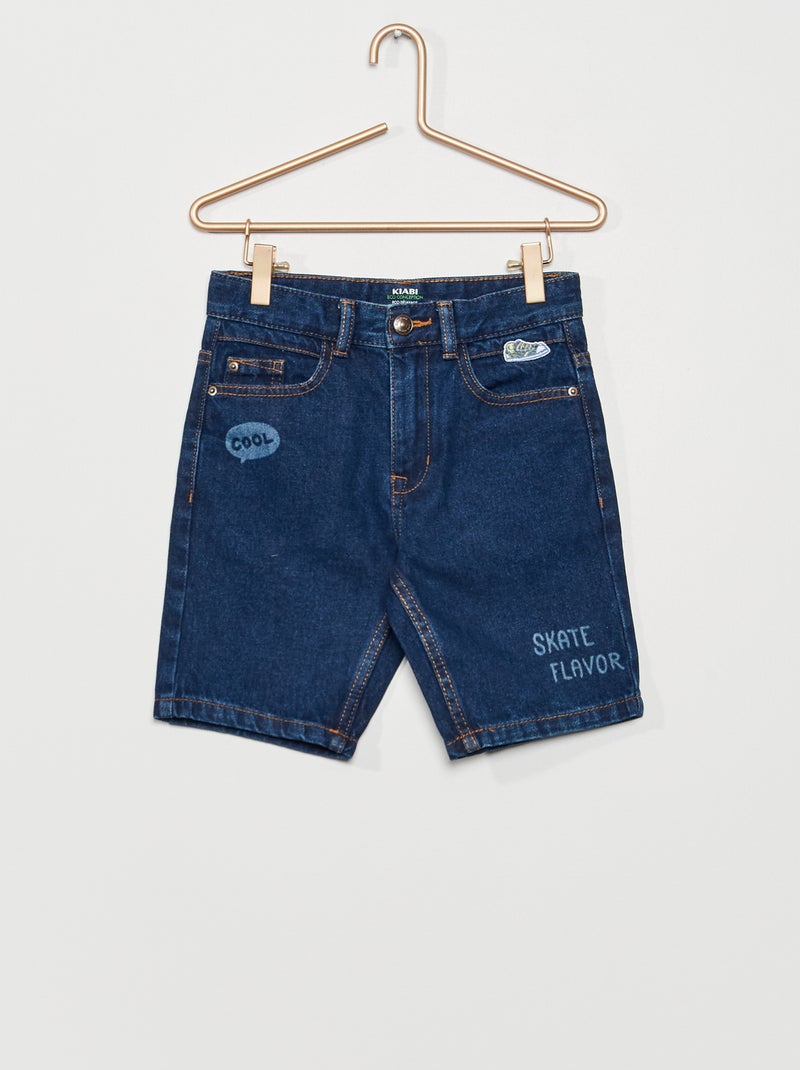 Jeansbermuda BLAUW - Kiabi