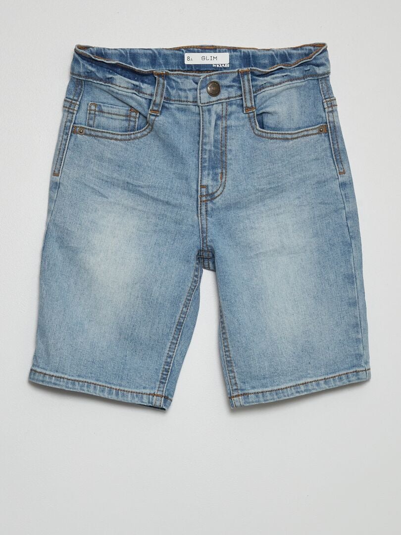 Jeansbermuda BLAUW - Kiabi