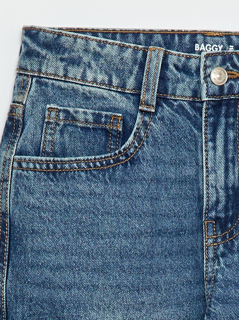 Jeansbroek met zakken Blauw - Kiabi