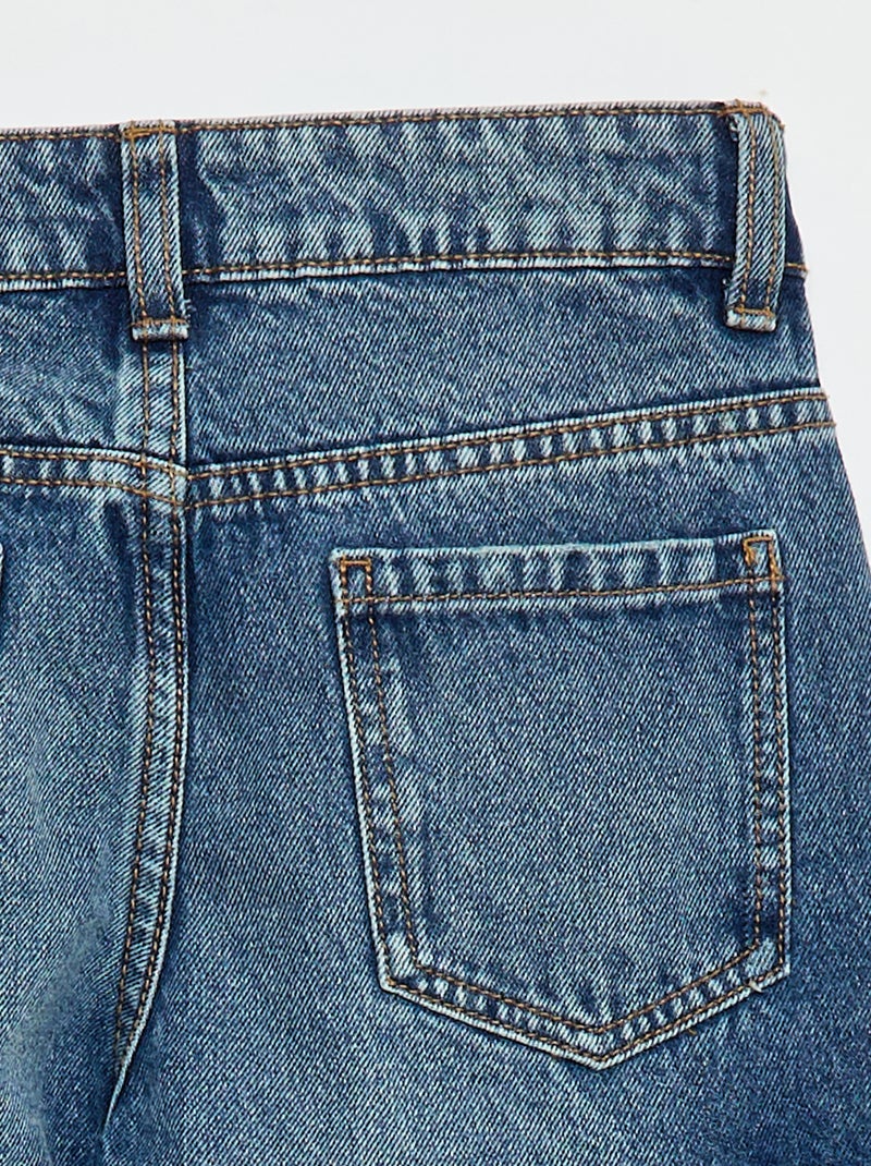 Jeansbroek met zakken Blauw - Kiabi