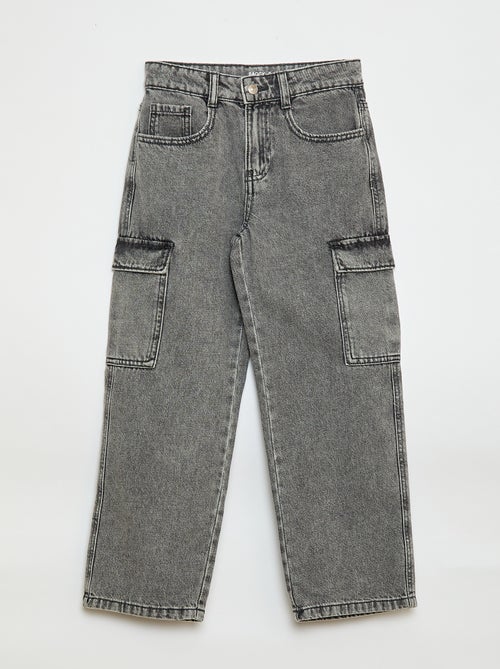 Jeansbroek met zakken - Kiabi