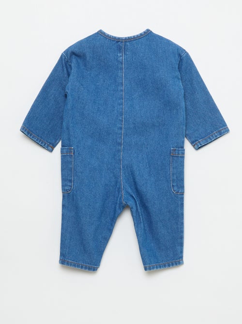 Jeansoverall met opgestikte zakken - Kiabi
