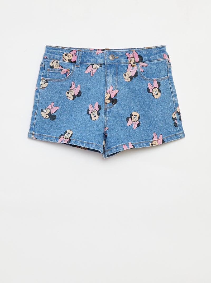 Jeansshort 'Disney' Blauw - Kiabi