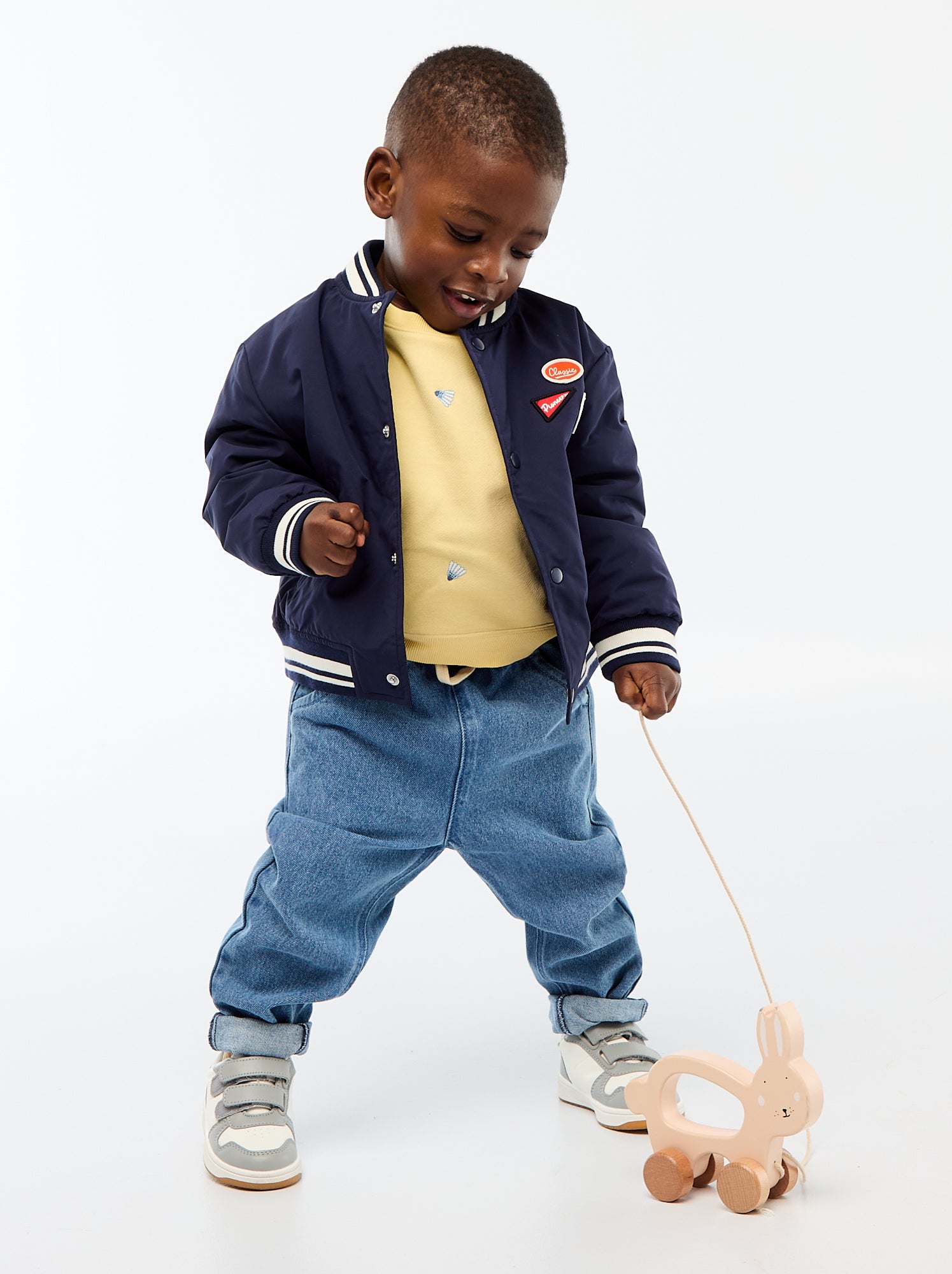 Jegging van spijkerstof