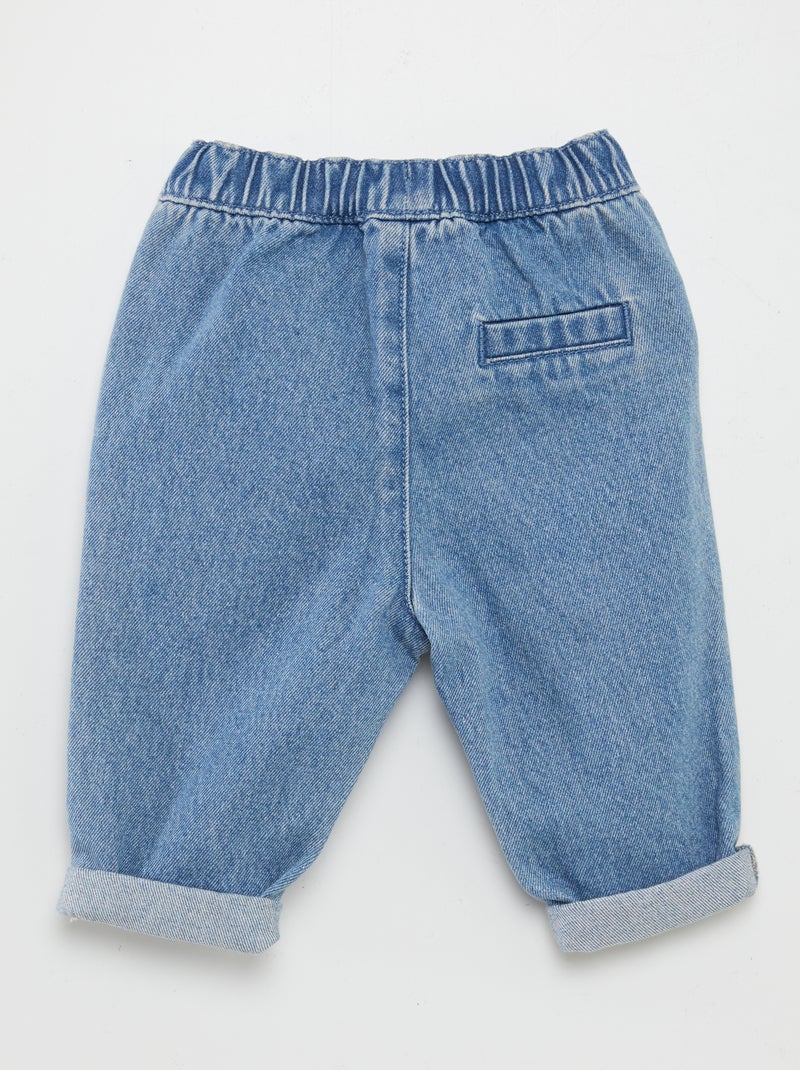 Jegging van spijkerstof BLAUW - Kiabi