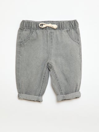 Jegging van spijkerstof