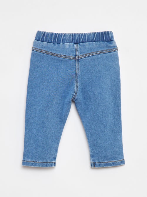 Jegging van stretchstof in denimstijl - Kiabi