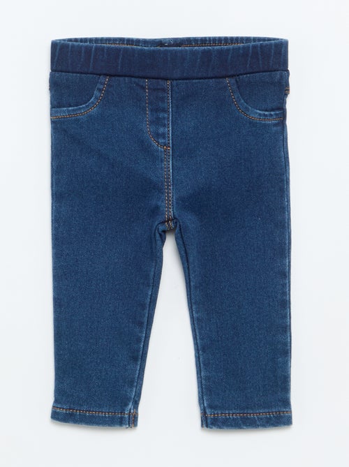 Jegging van stretchstof in denimstijl - Kiabi