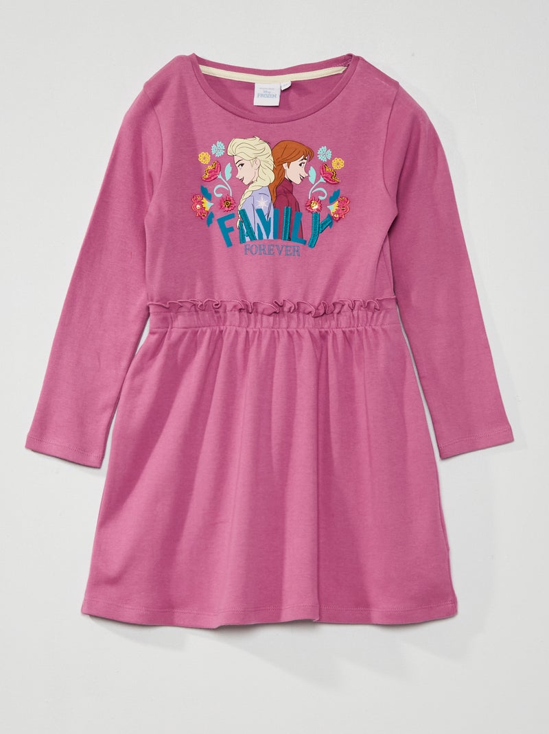 Jersey jurk 'Frozen' 'Disney' PAARS - Kiabi
