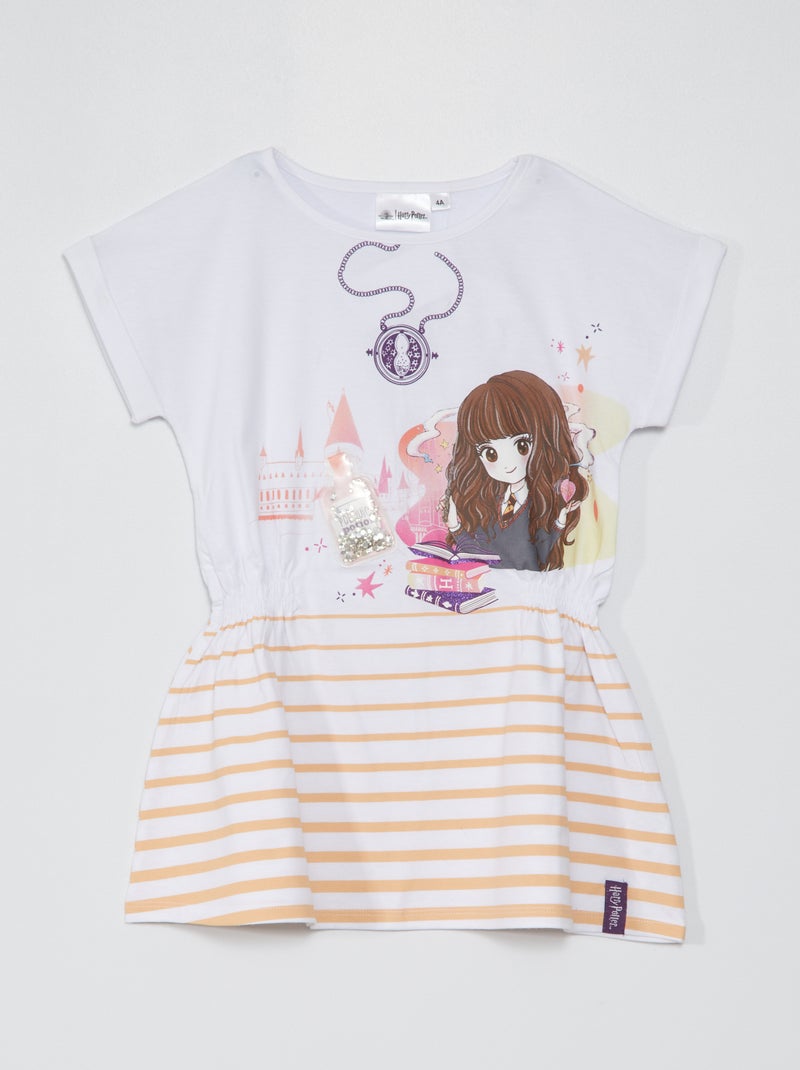 Jersey jurk 'Harry Potter' wit - Kiabi