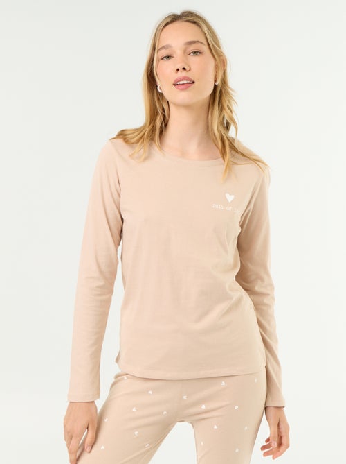 Jersey pyjamaset - 2-delig - Kiabi