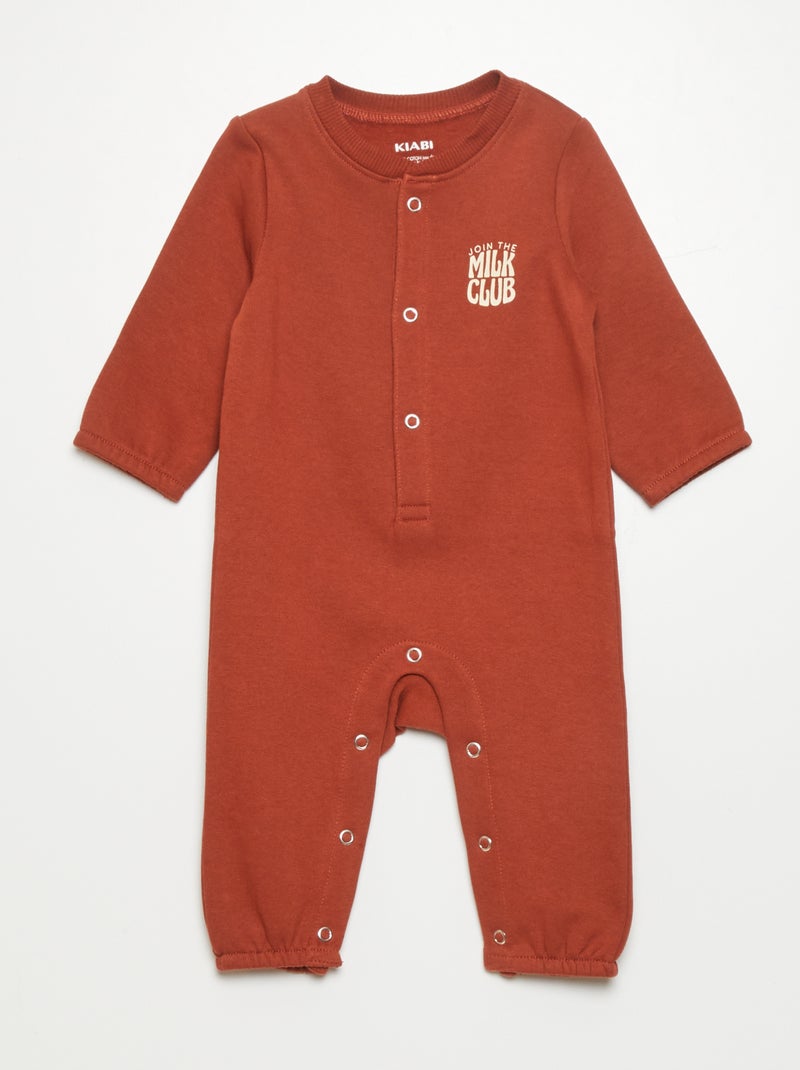 Jersey slaappakje met fantasieprint ROOD - Kiabi
