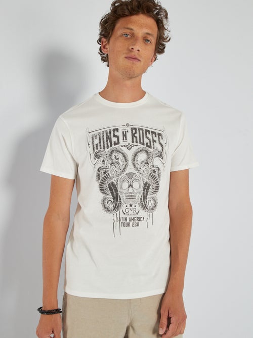 Jersey T-shirt 'Guns N' Roses' - Kiabi
