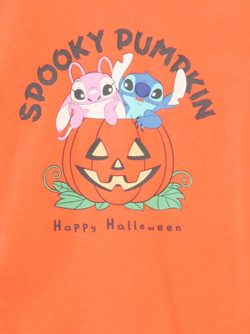 Jersey T-shirt in halloweenthema 'Disney' 'Stitch' - Kiabi