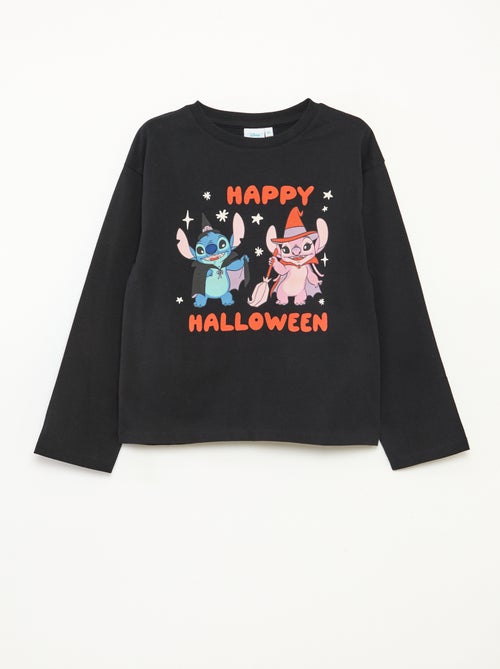 Jersey T-shirt in halloweenthema 'Disney' 'Stitch' - Kiabi