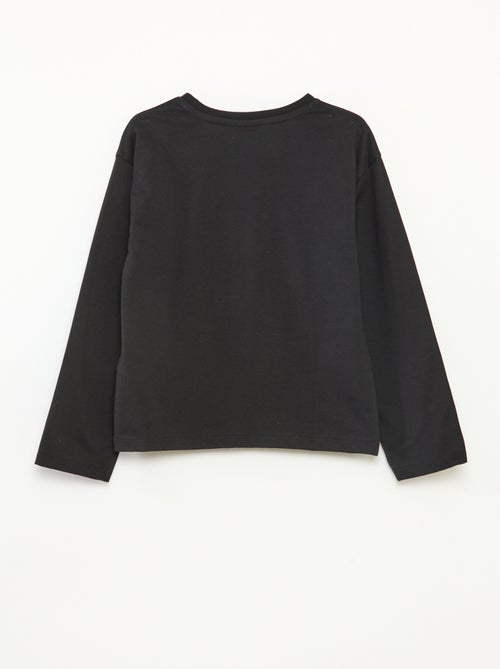 Jersey T-shirt in halloweenthema 'Disney' 'Stitch' - Kiabi