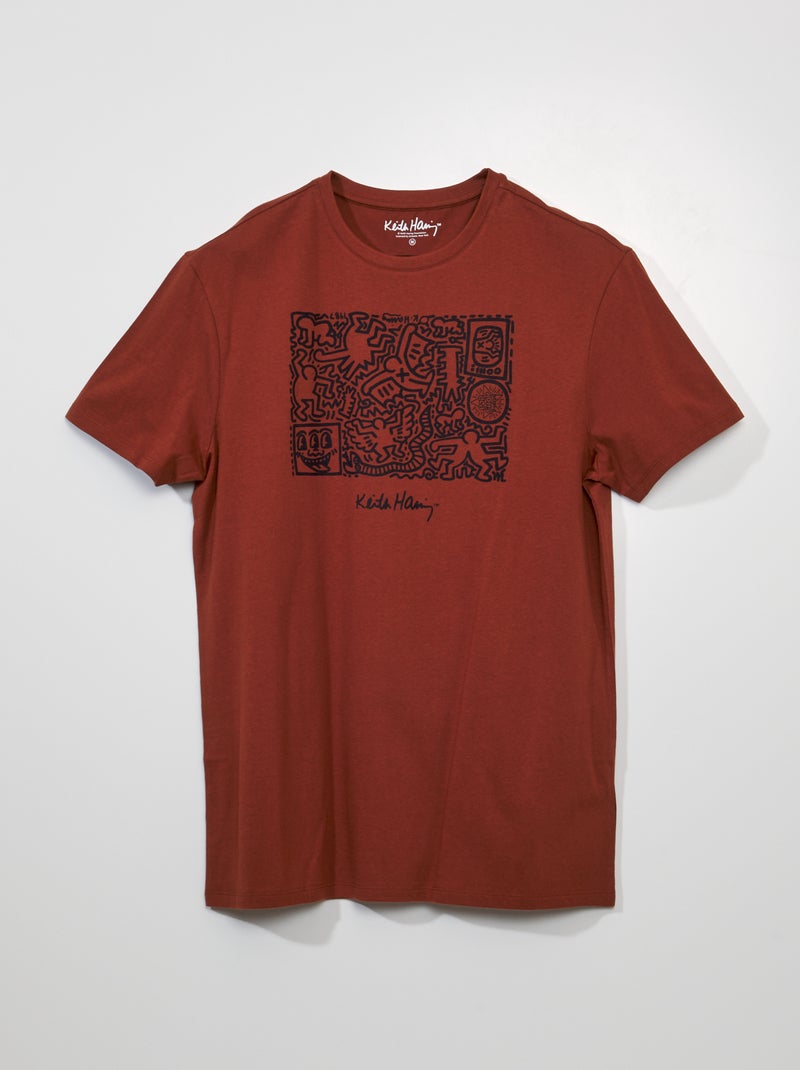 Jersey T-shirt 'Keith Haring Foundation' ZWART - Kiabi