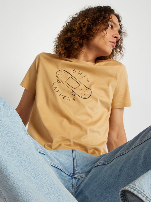 Jersey T-shirt met print - Kiabi