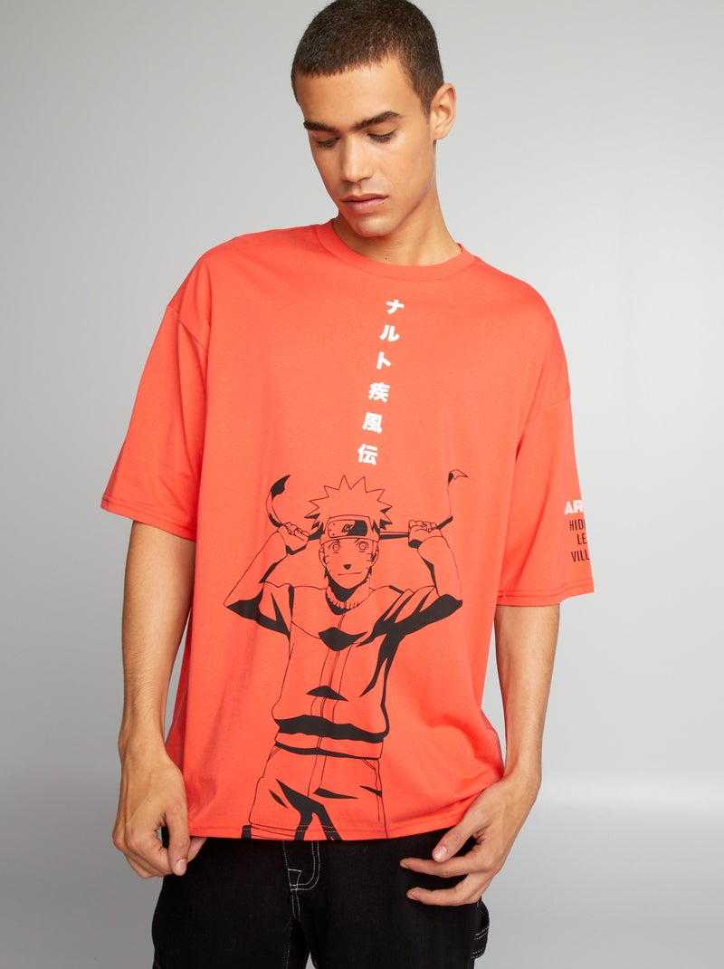 Jersey T-shirt 'Naruto' ROOD - Kiabi