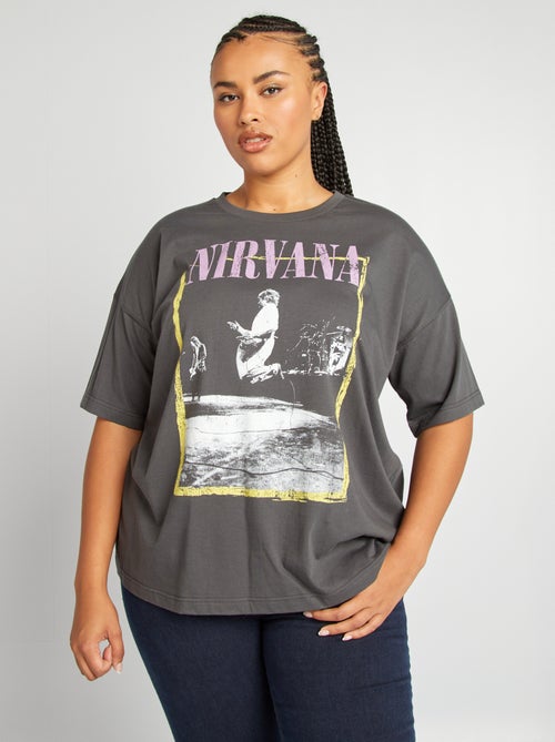 Jersey T-shirt 'Nirvana' - Kiabi