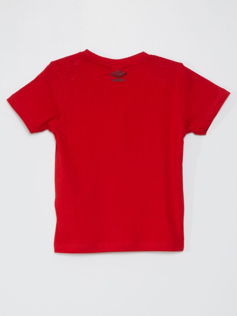 Leidinggevende Presentator attribuut Jersey T-shirt 'Umbro' - ROOD - Kiabi - 10.00€