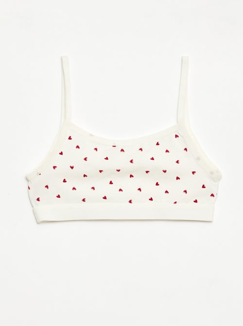 Jersey top met smalle bandjes - Setje van 2 - Kiabi