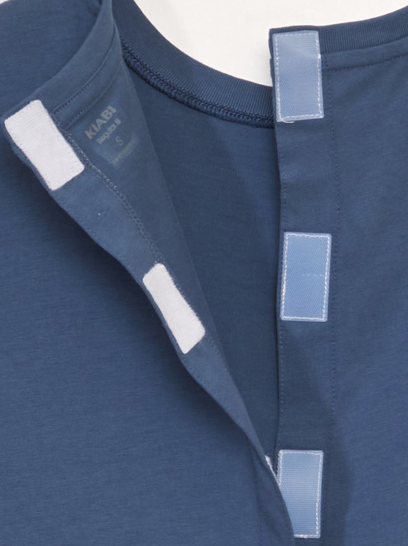 Jerseyt-shirt - gemakkelijk aan te trekken collectie BLAUW - Kiabi