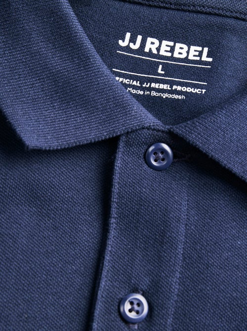 'JJ Rebel'-polo met print op de borst - Kiabi