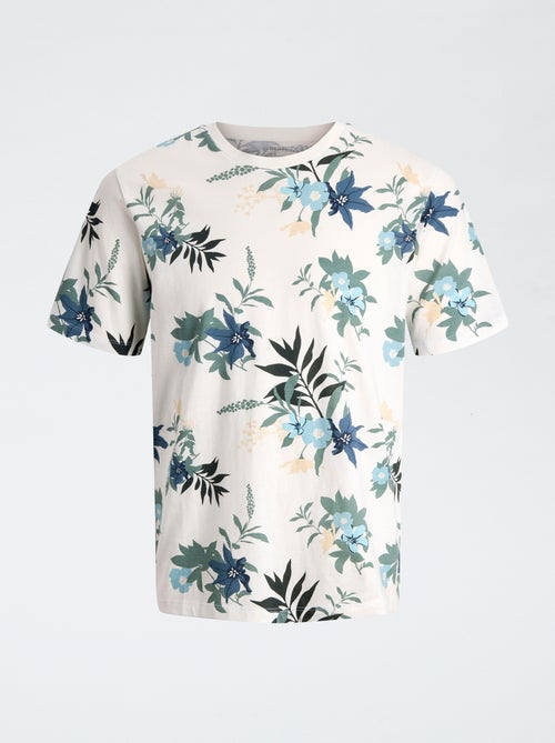 JJ Rebel-T-shirt met bloemenprint - Kiabi