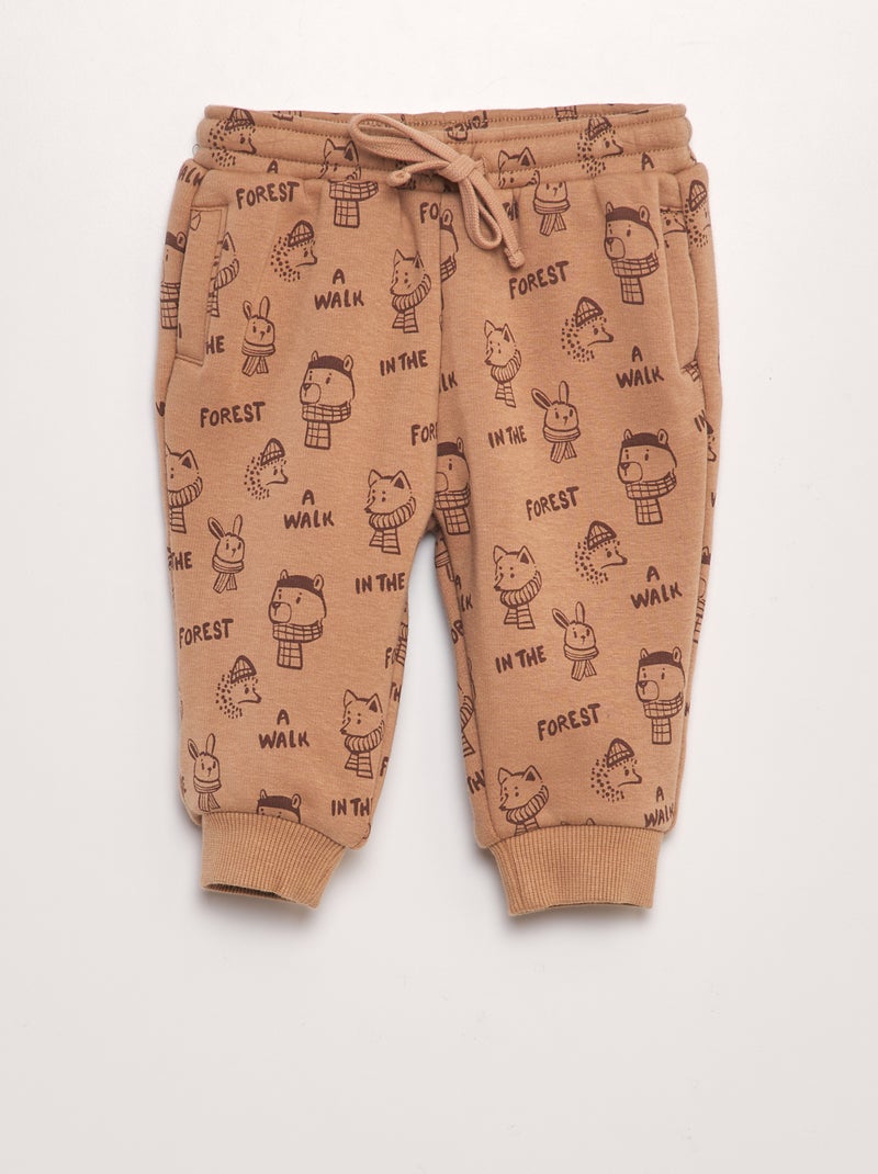Joggingbroek BRUIN - Kiabi