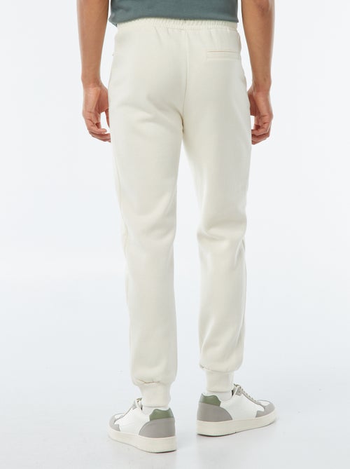 Joggingbroek met 2 zakken met ritsje - van sweatstof met zachte, geruwde binnenzijde - Kiabi