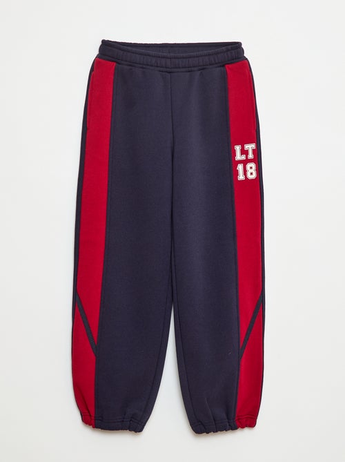 Joggingbroek met contrasterende bies - Kiabi