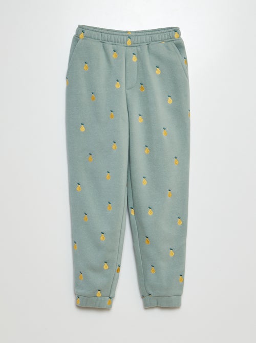 Joggingbroek met geborduurd ananasje - Kiabi