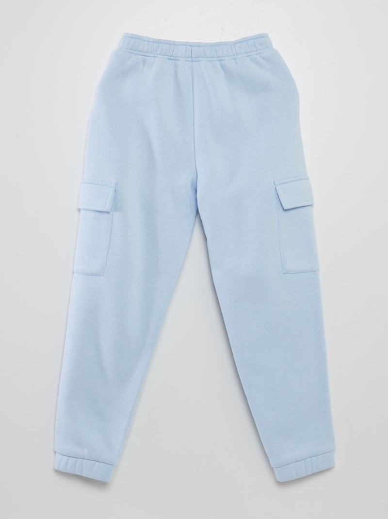 Joggingbroek met meerdere zakken BLAUW - Kiabi