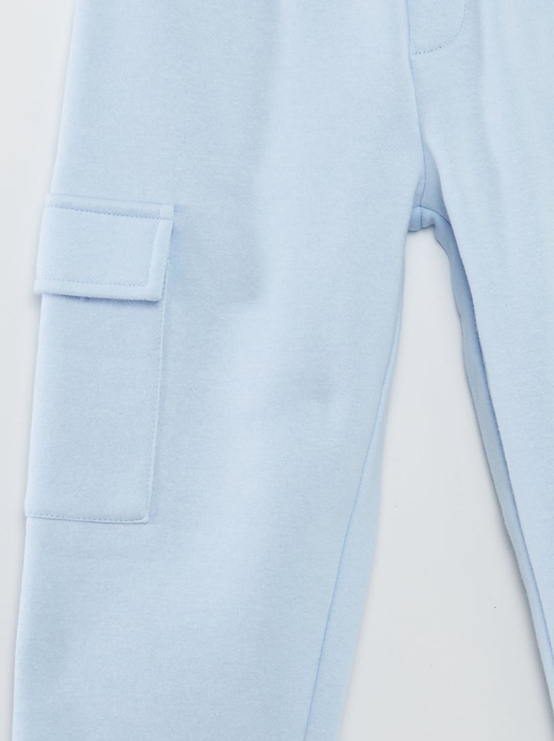 Joggingbroek met meerdere zakken BLAUW - Kiabi