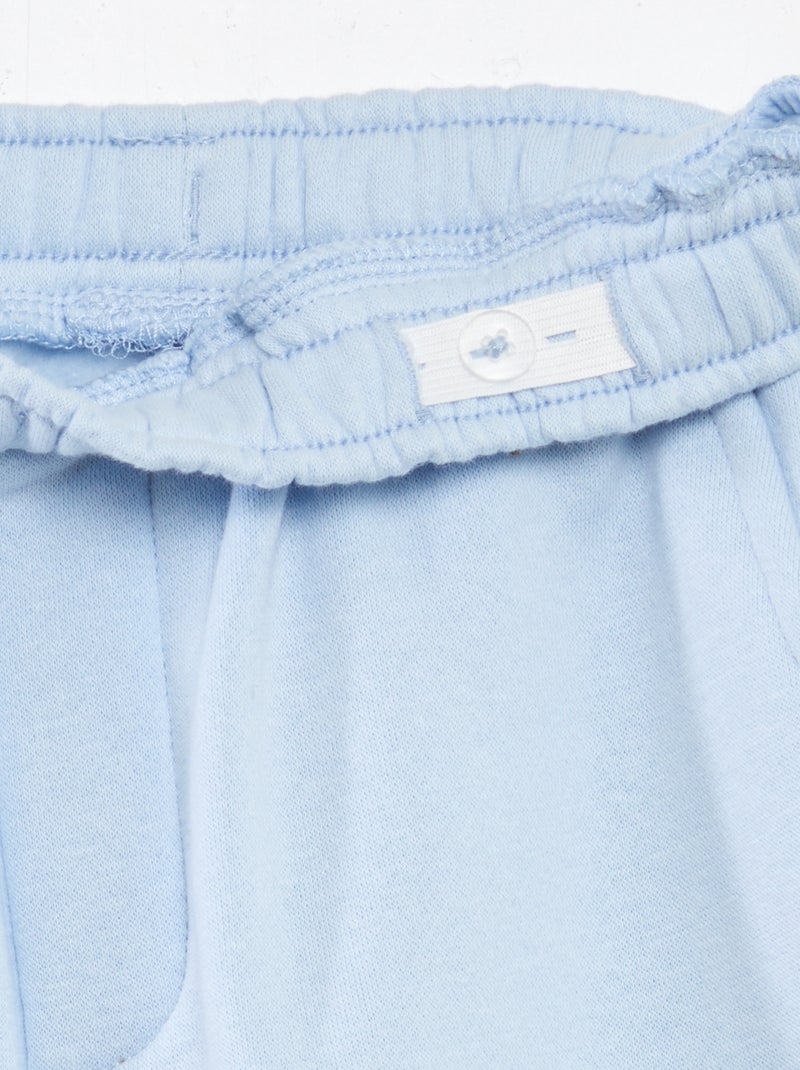 Joggingbroek met meerdere zakken BLAUW - Kiabi