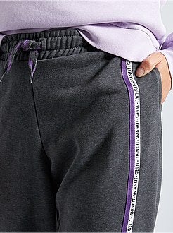 Joggingbroek met stroken aan de zijkanten - Kiabi