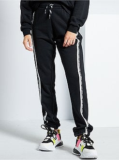 Joggingbroek met stroken aan de zijkanten - Kiabi