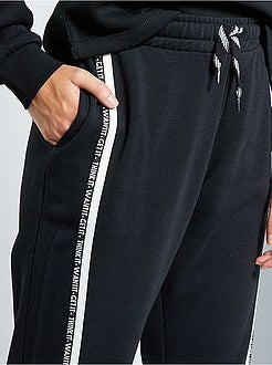 Joggingbroek met stroken aan de zijkanten - Kiabi